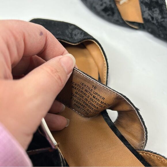 Born Black Leather Strappy Sandals 10 - Picture 9 of 10